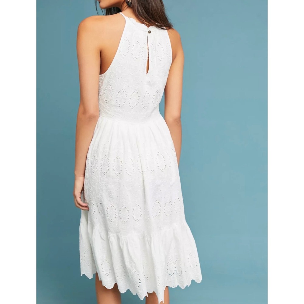 Anthropologie Eyelet Dress NWT Women's 8 Cottagecore Boho Maeve Festival Lace - Picture 2 of 13